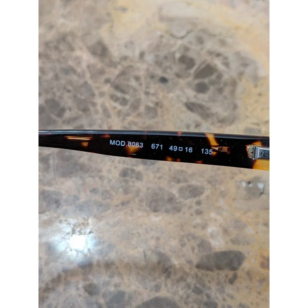 Versus by Versace Brown Tortoise Eyeglasses FRAMES ONLY - Mod 8063 49-16-135